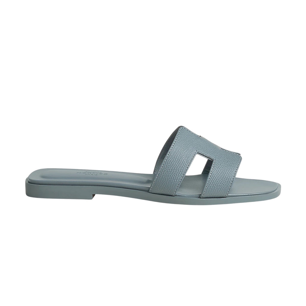 Claquettes H Gris Bleuté