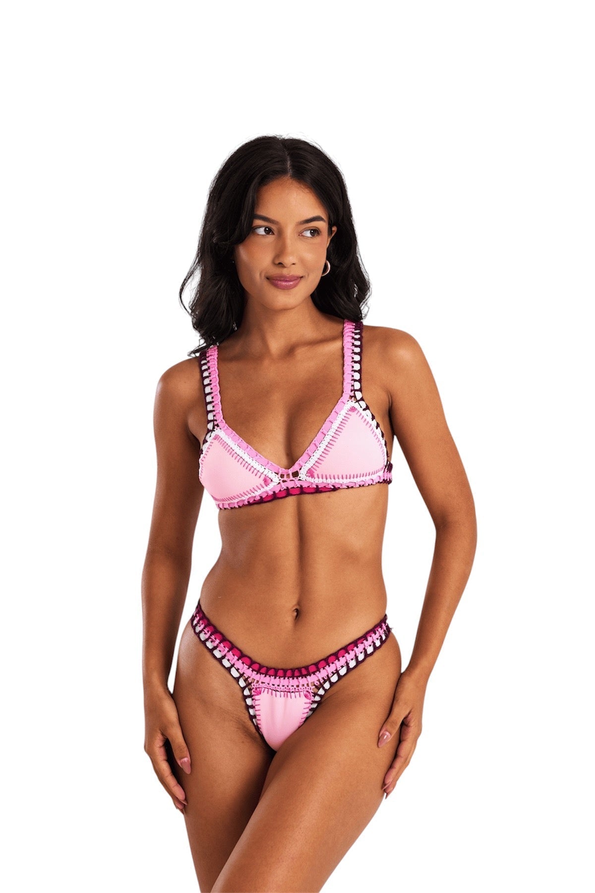 Maillot de Bain Cannebier Rose