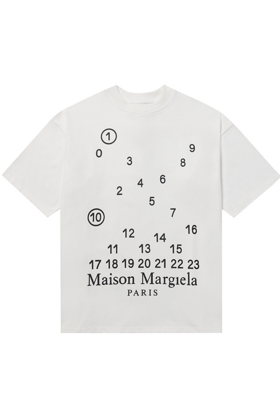 T-shirt Gat Numbers Motif — vue 1